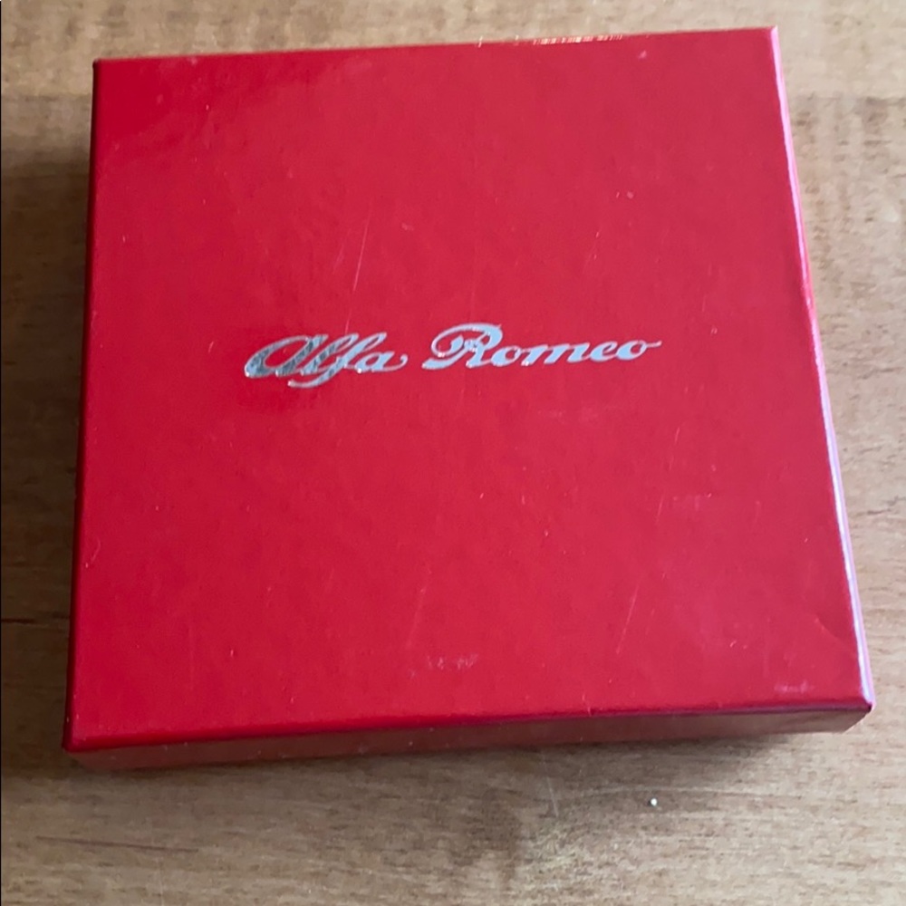 Red Alfa Romeo paper box